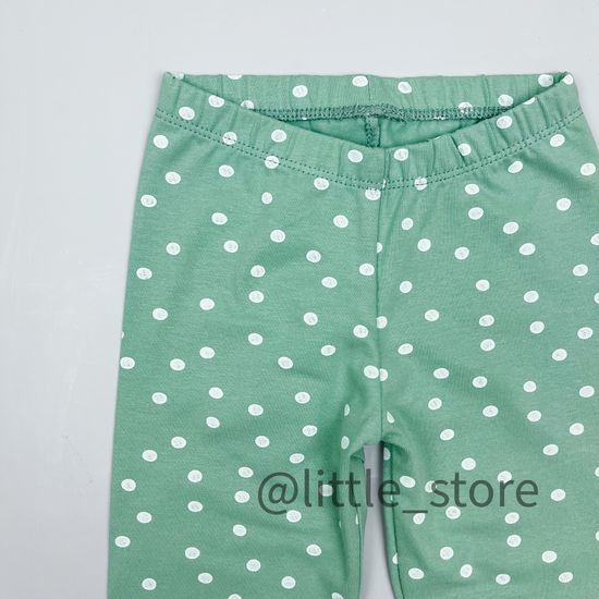 Бриджи "Бабочки в лесу" хлопковые, Пыльная мята