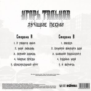 Игорь Тальков / Лучшие Песни (LP)