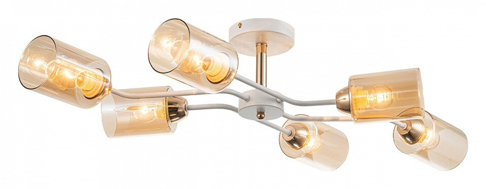 Люстра на штанге Escada Vertigo 1131/6P White/Gold