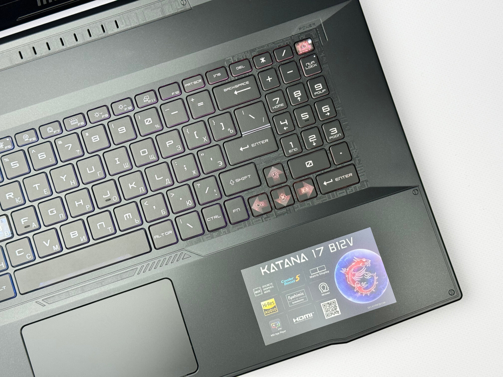 Игровой ноутбук MSI Katana B12V i7-12650H/16GB(RAM)/1TB(SSD)/RTX4070(8GB)/17.3/144Hz/WIN11PRO