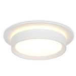 Светильник встраиваемый, GX53, D110xH50мм, IP20, белый, без лампы