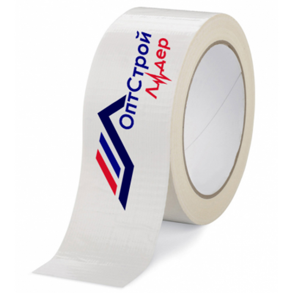 Скотч упаковочный "оптстрой лидер" белый 70м