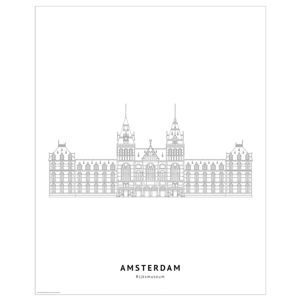 IKEA BILD  (ИКЕА БИЛД)  -  Плакат, Рейксмузеум, Амстердам, 40x50 см.