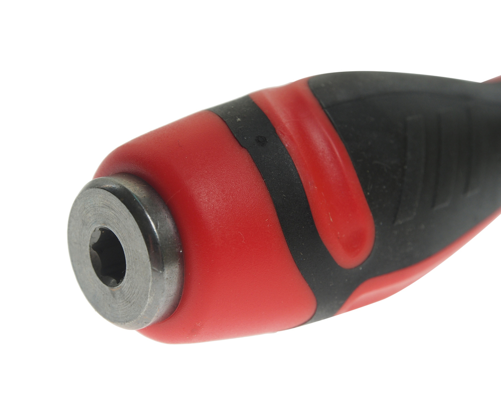 Отвертка шлицевая SL 6.5х150мм усиленная со сквозным стержнем (сталь Cr-Mo) JTC