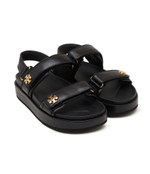 Кожаные босоножки kira sport TORY BURCH - черный(144328)