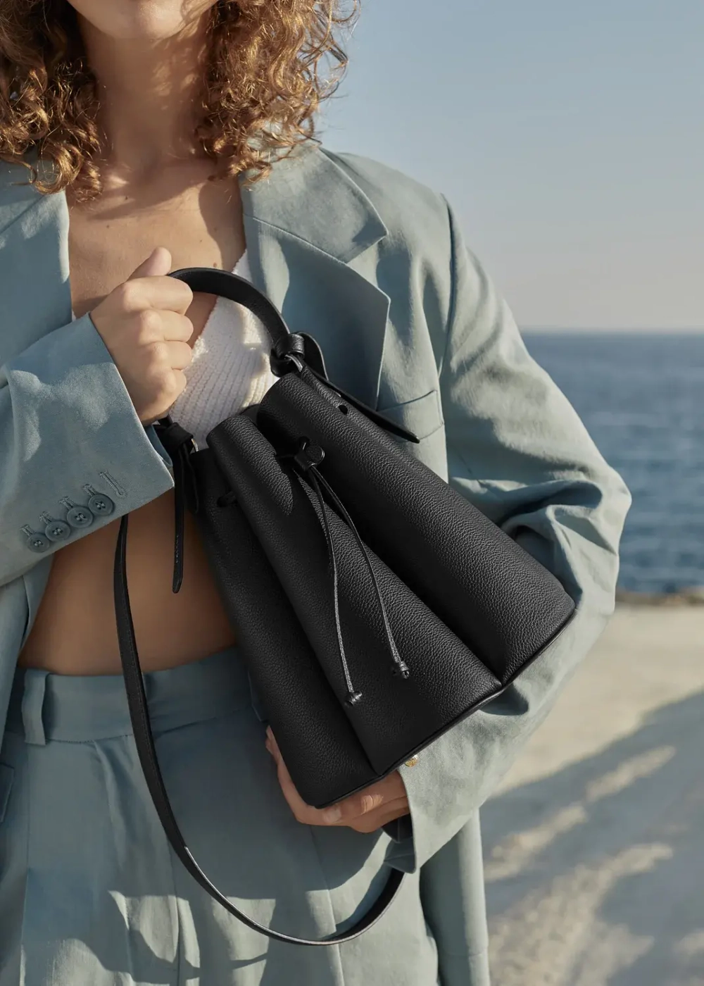 POLENE СУМКА NUMERO HUIT, ЧЕРНЫЙ