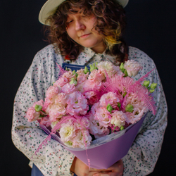 18. Нежный и романтичный букет из эустомы