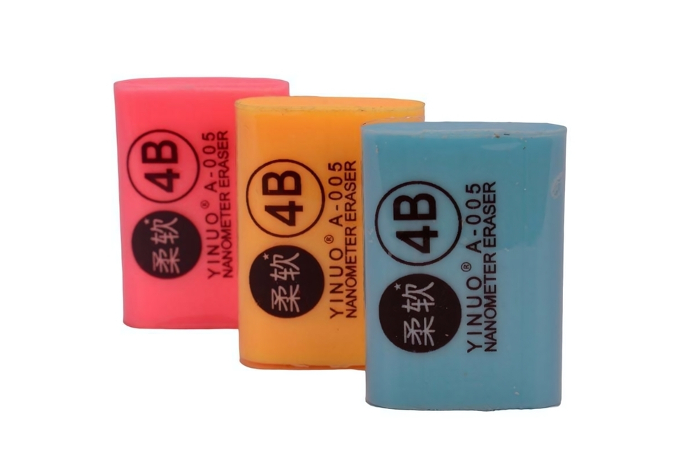 Ластик Pastel 4,1*2,8*0,9см,в инд. уп. с шк