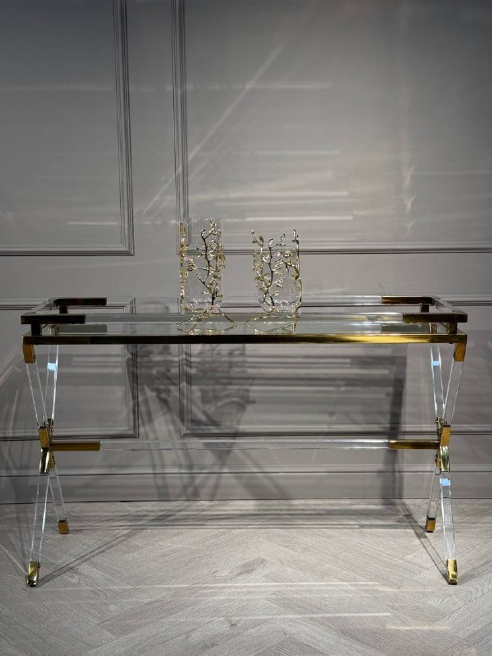 Консоль Ist Casa Джорджия, 120х40х76 см, прозрачный