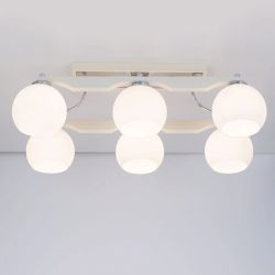 Citilux Ариста CL164362 Люстра деревянная Светлая