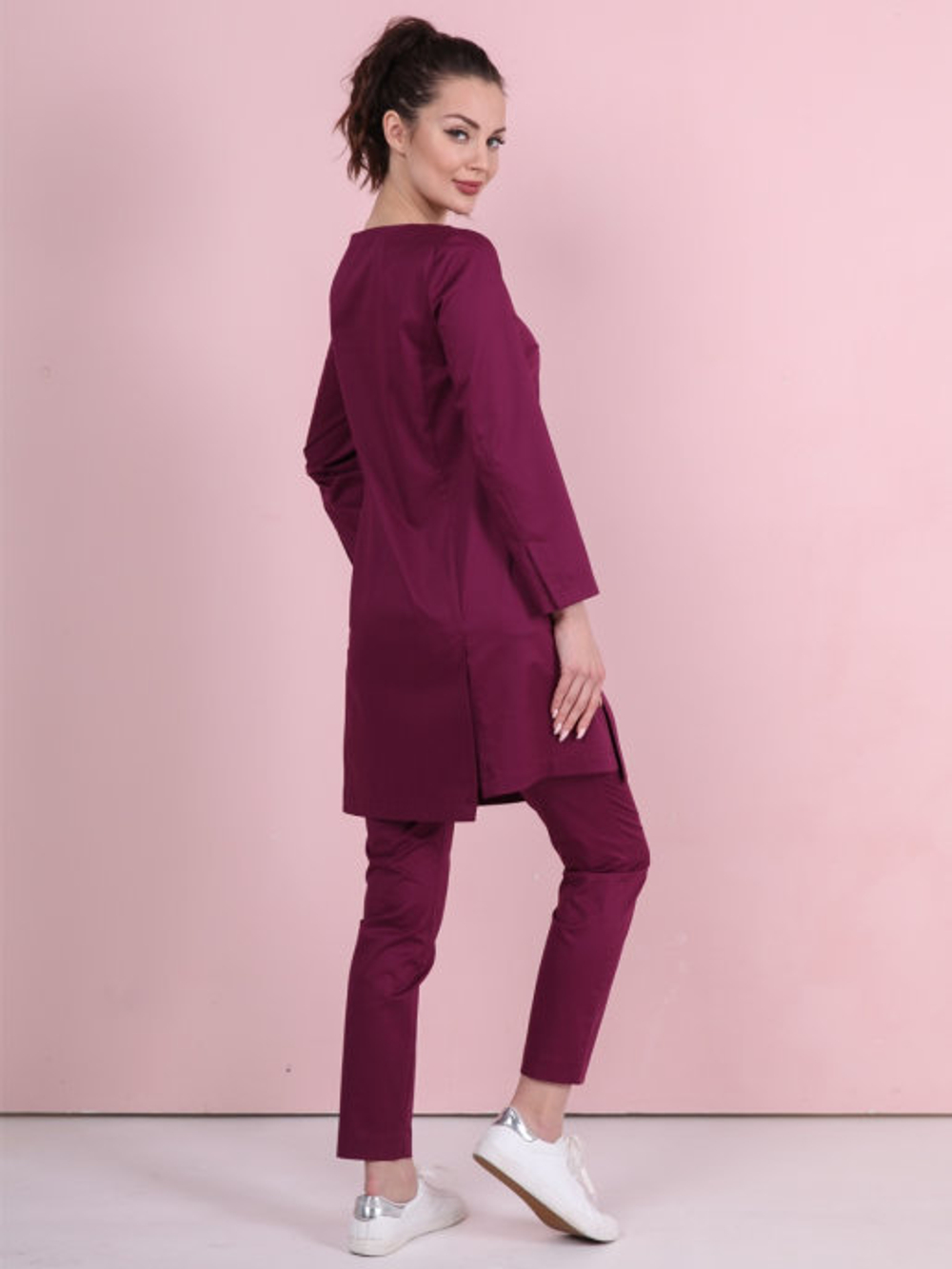 Блуза медицинская Бл-344 3/4 из ткани Клеон экстра