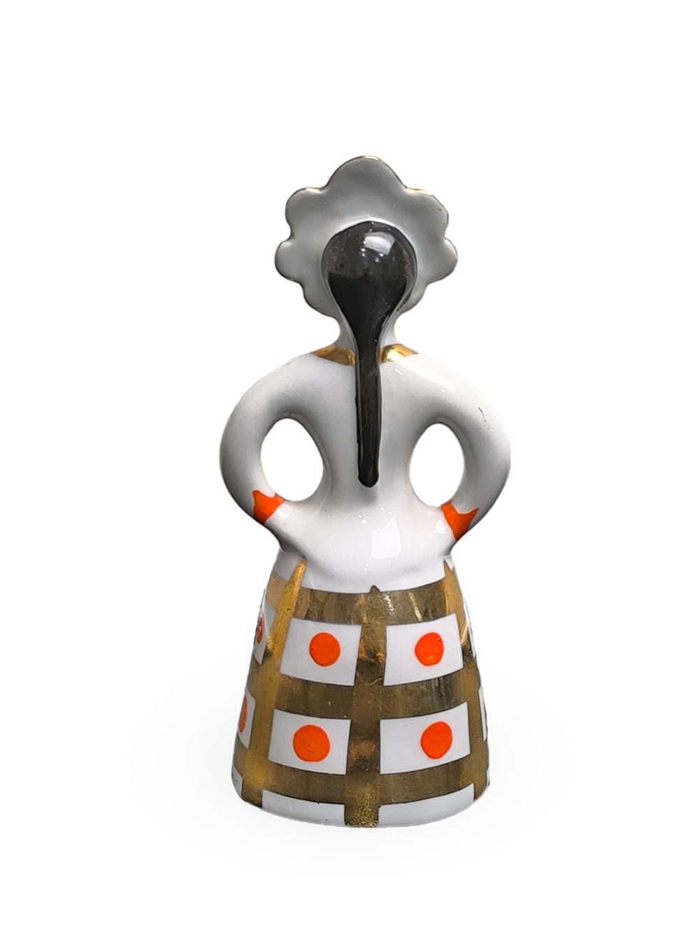 Фарфоровая статуэтка "Матрешка-невеста" Дулево