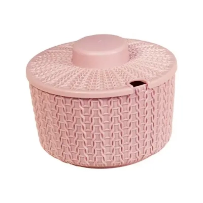 Сахарница ВЯЗАНИЕ 0,45л чайная роза