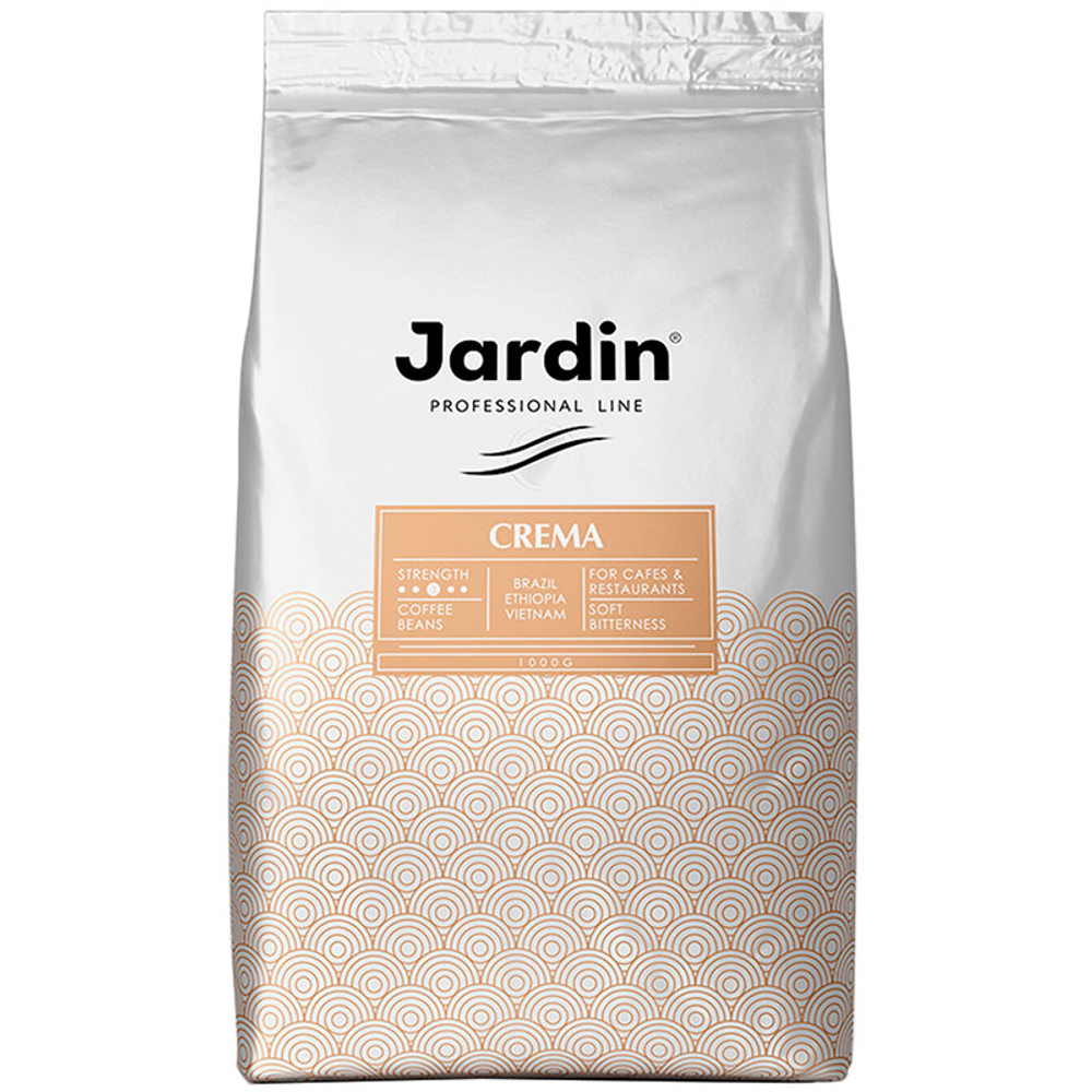 Кофе в зернах Jardin "Crema", вакуумный пакет, 1кг