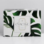 Коробка‒пенал «Счастье», 22 × 15 × 10 см