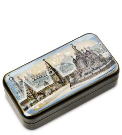 Народные промыслы ШК-55/187-B Шкатулка «Москва» исп. Маркова Т.