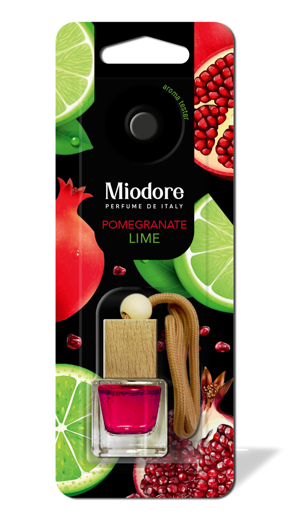 Ароматизатор бочонок MIODORE MDFR-8 POMEGRANATE&LIME (ГРАНАТ И ЛАЙМ)