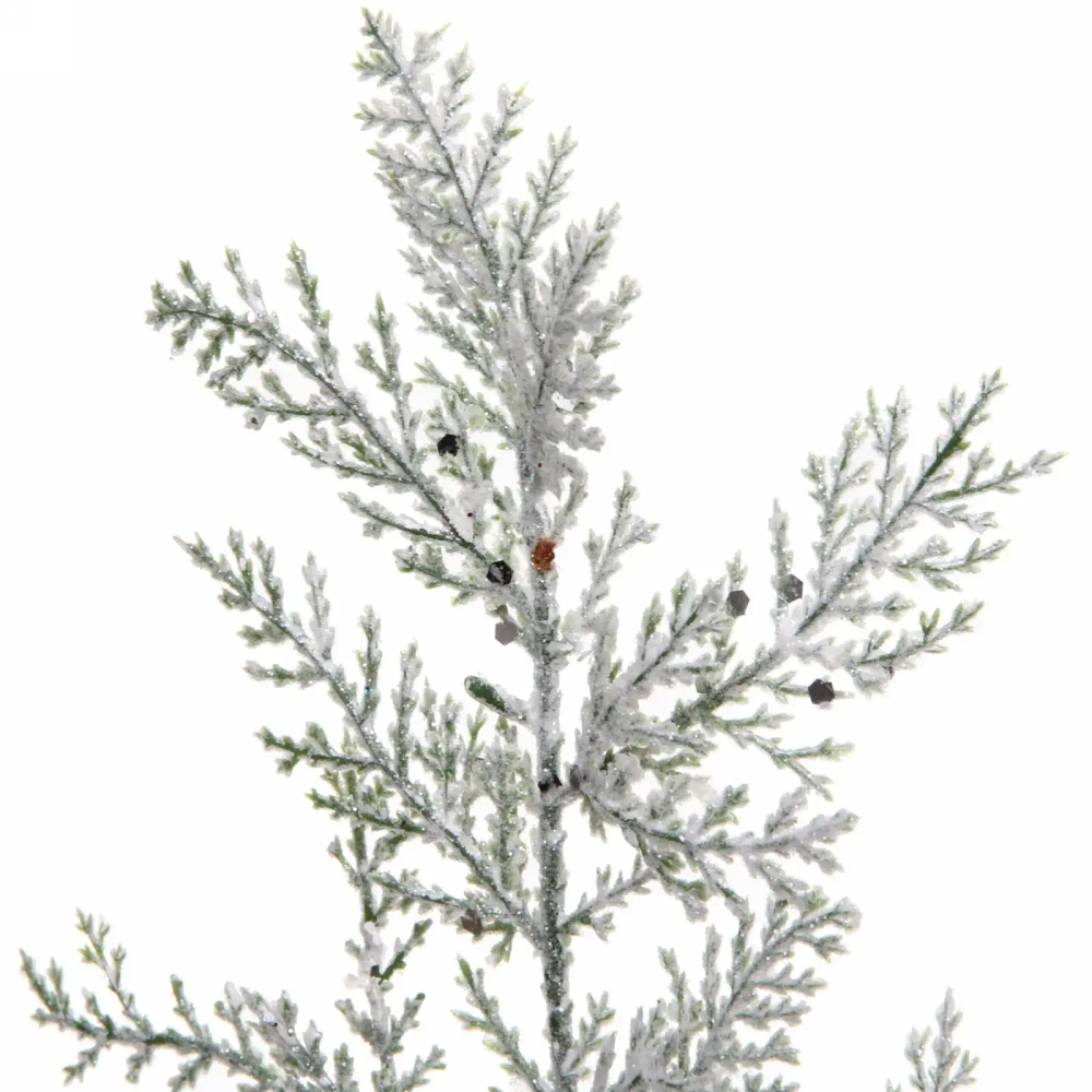 Ветка декоративная «Блеск» 25 см, Белый