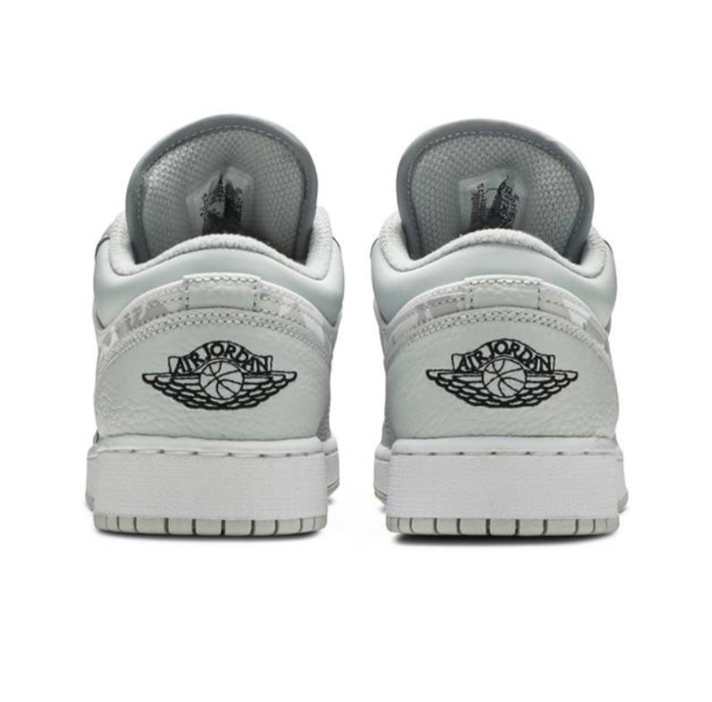 Air Jordan 1 Low SE GS Grey Camo Swoosh DD3234 100 25 680 insneaker.ru