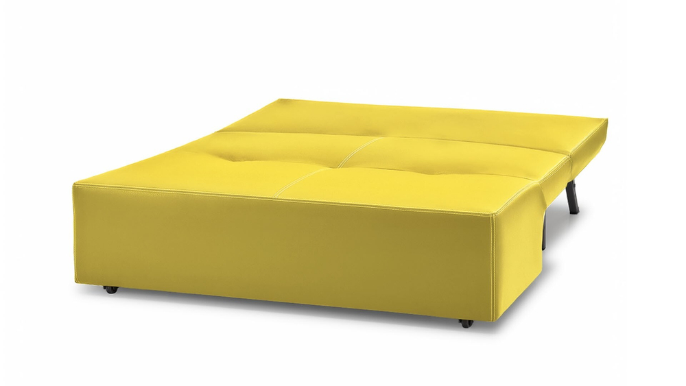 Диван Лорт Galaxy Yellow 142*100*86 см, Желтый Экокожа Аккордеон Фиеста