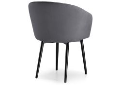 Стул на металлокаркасе Моншау крутящийся velutto 32 / черный