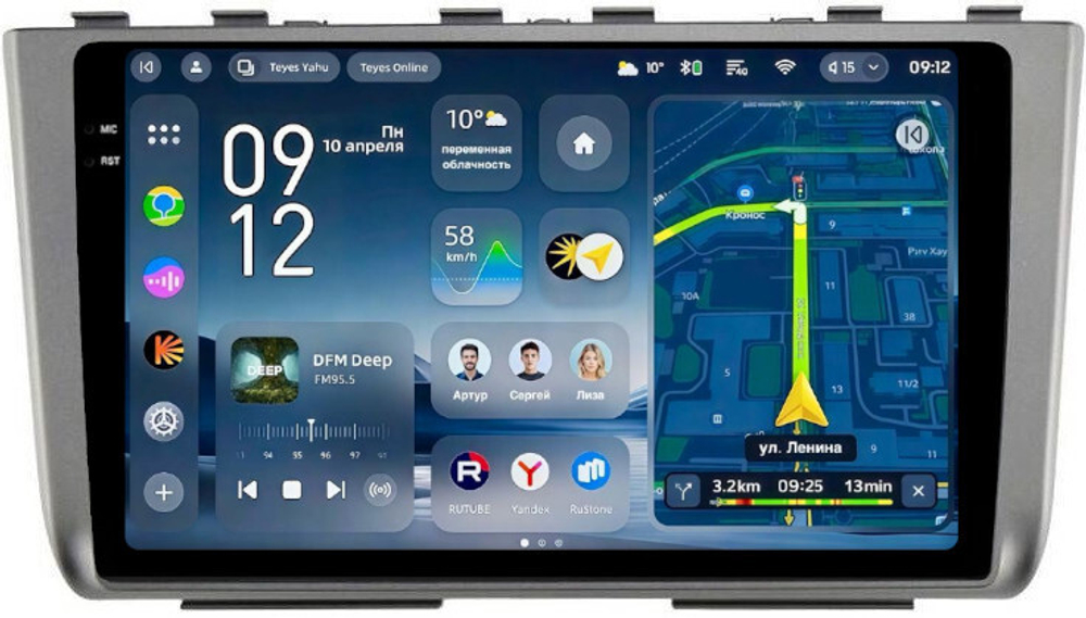 Магнитола для Hyundai Creta 2 2021-2022, Solaris HC 2024+ - Teyes CC4-PRO монитор 10.36" 2K QLED на Android 13, Snapdragon 778G, AI, CarPlay, DSP, 4G SIM-слот