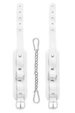 Белые мини-оковы со скруглёнными углами (Цвет: белый)