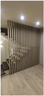 Перегородка лестничная из Сосны 40х60мм