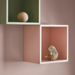 Настенный стеллаж IKEA EKET (ЭКЕТ), Светло-розовый, 35x25x35 см
