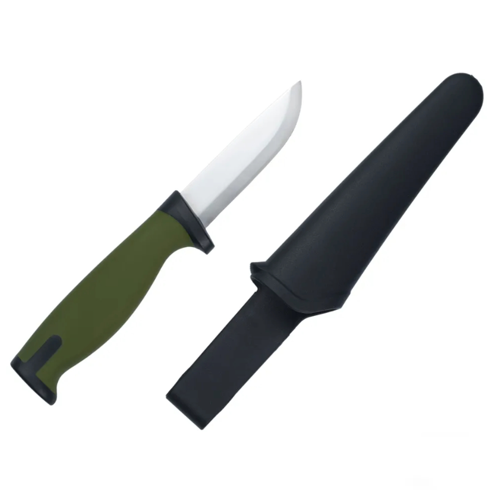 НОЖ HL UNIVERSAL OUTDOOR D2 GREEN+BLACK КЛИНОК 9см VT209