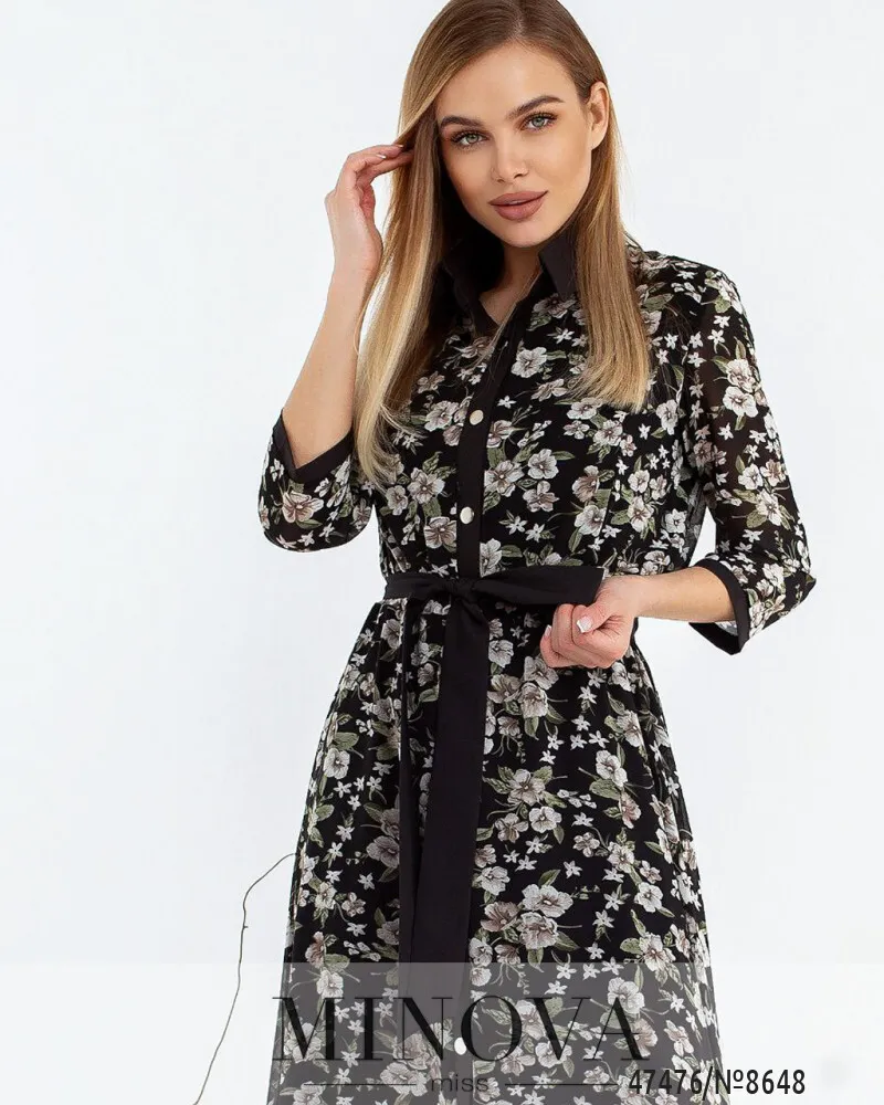 Платье 8648-чёрный Minova