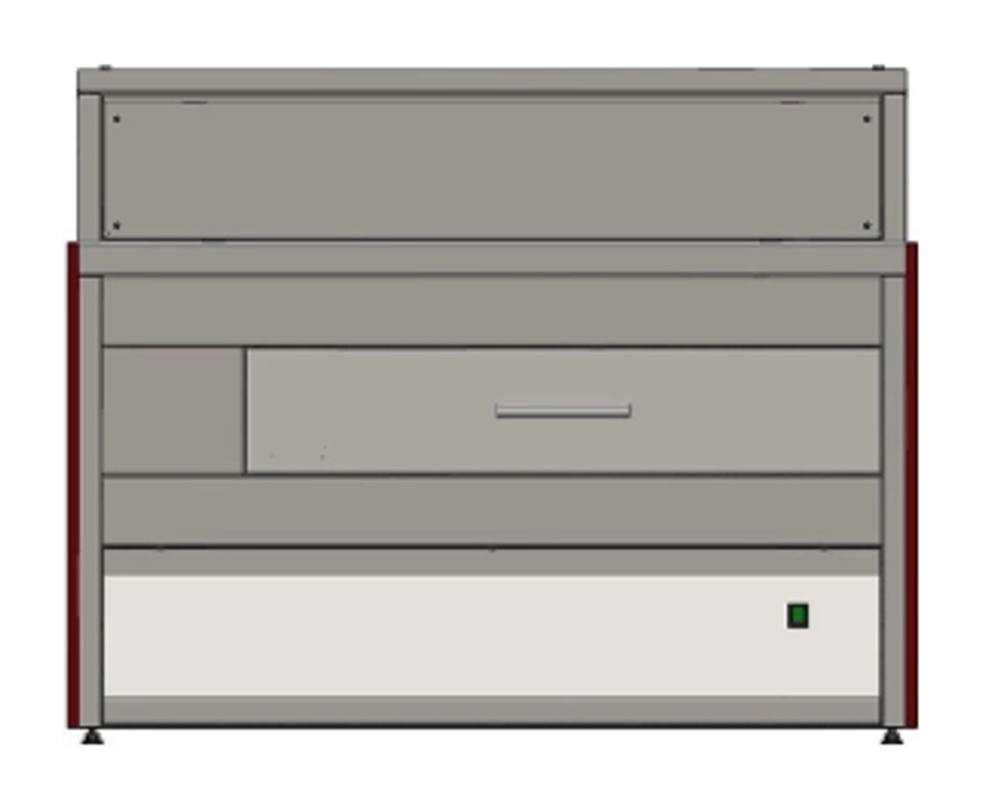Прилавок кассовый нейтральный REFETTORIO RKT11AH Crystal 950x700x1090мм