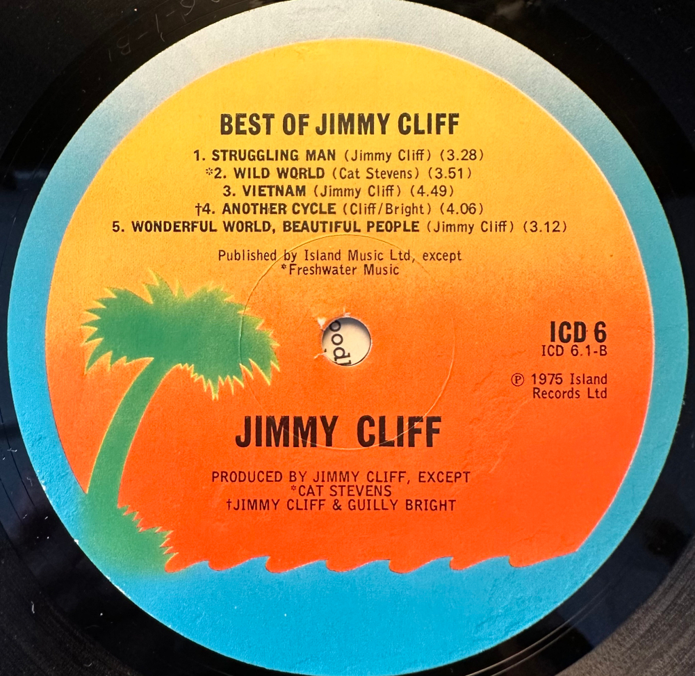 Jimmy Cliff - The Best Of Jimmy Cliff 2LP (Англия 1975г.)