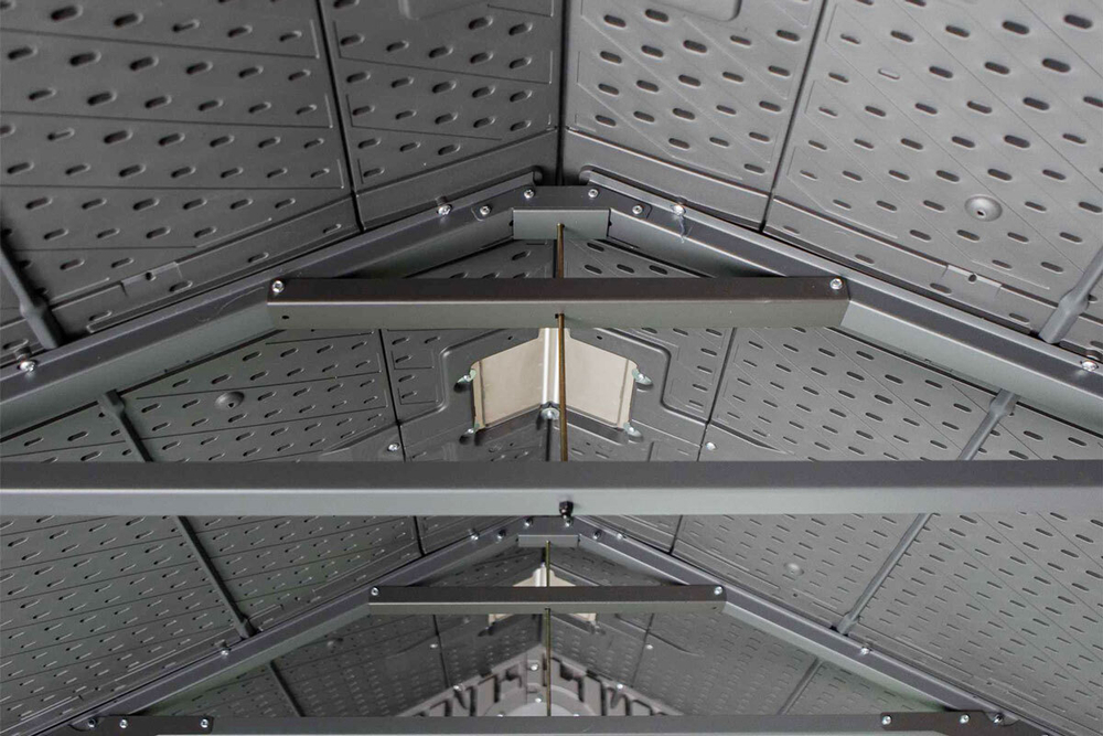 Сарай пластиковый WoodLook 8*10