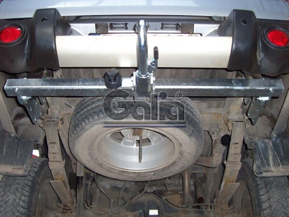 Фаркоп оцинкованный Galia M120C для Mitsubishi L200 1996-2006, 2006-2015, 2015-, Fiat Fullback 2016-(паспорт и сертификат в комплекте)(без электрики)