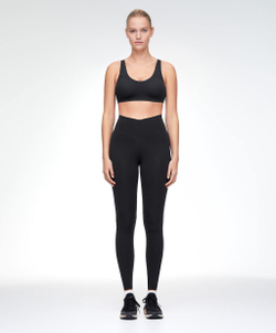 OYSHO Легинсы Light Touch длиной 65 см, черный