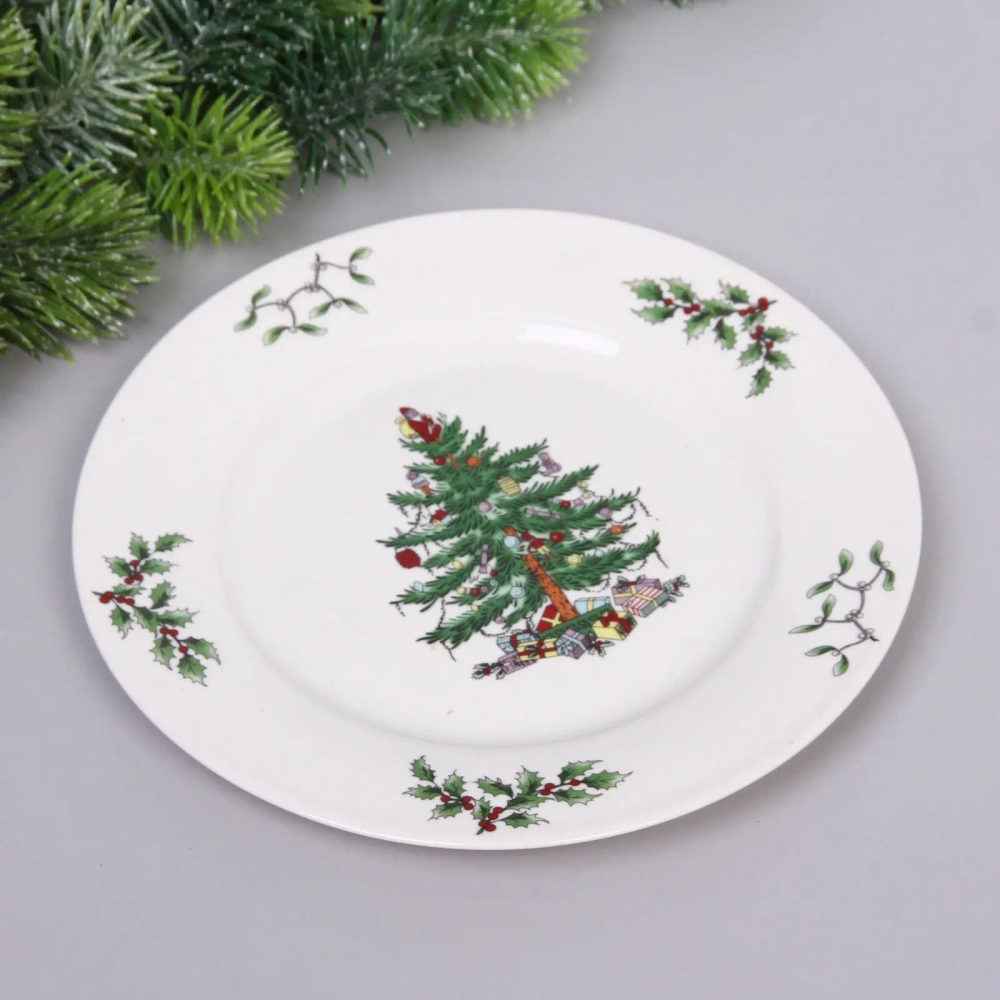 Тарелка керамическая «Ёлочка» 20,5*1,4см