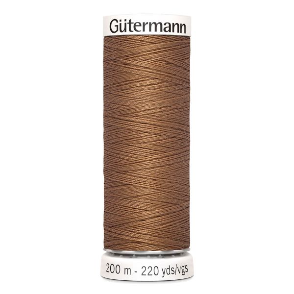 Нитки универсальные Gutermann Sew-all 100 (200 метров), 5 кат. | 842 средне серо-коричневый