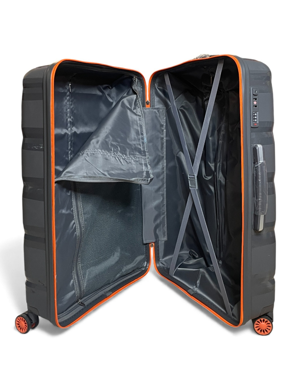 Большой чемодан Bon-Voyage PP Skycase#3, Серый, L