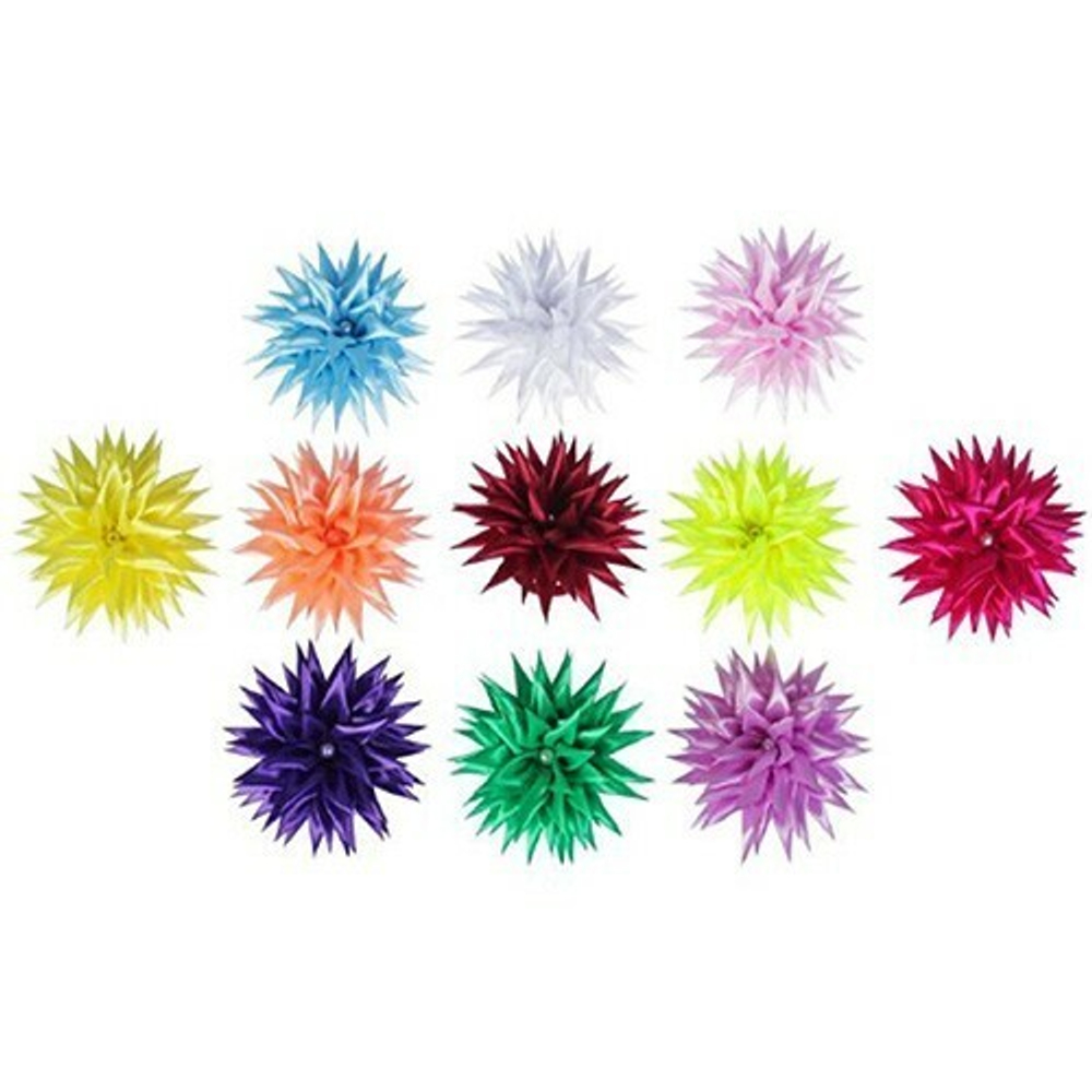 Резинка для волос 1шт «Астра» цвет микс, d=10 см