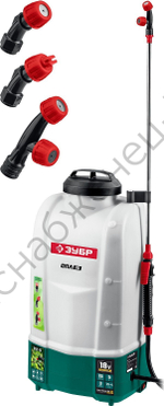 ЗУБР 15 л, аккумуляторный опрыскиватель (ОПЛ-15)