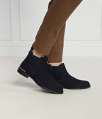 Кожаные челси Tommy Hilfiger - темно-синий(FM0FM04757)