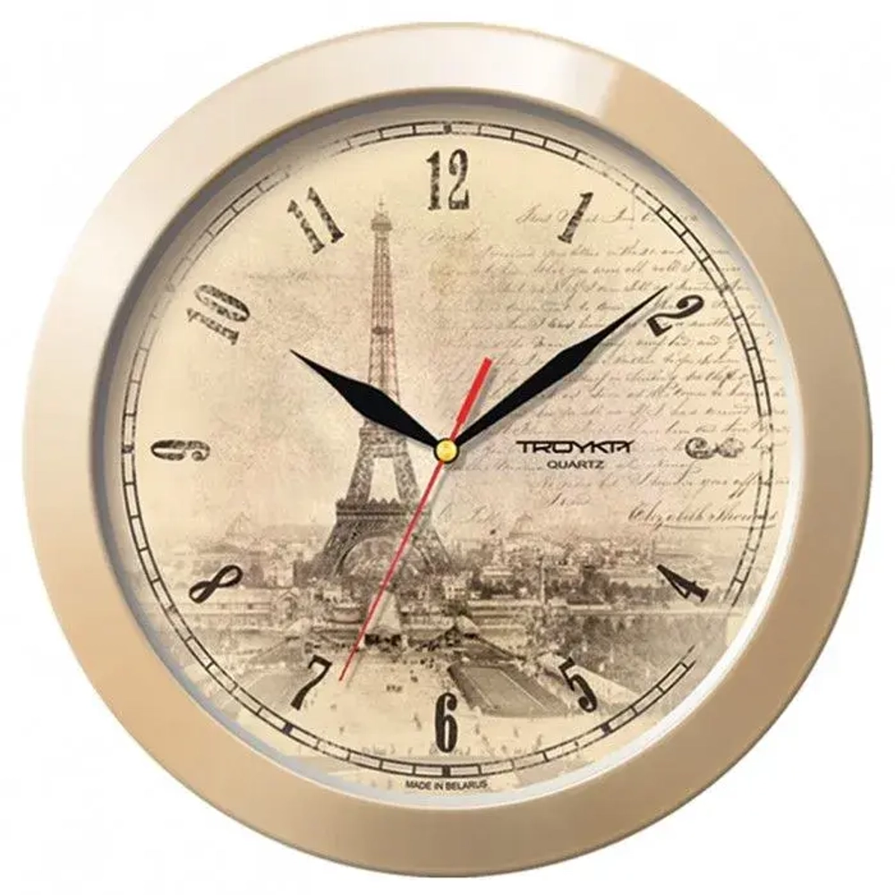 Часы наст. круглые Париж d=29см