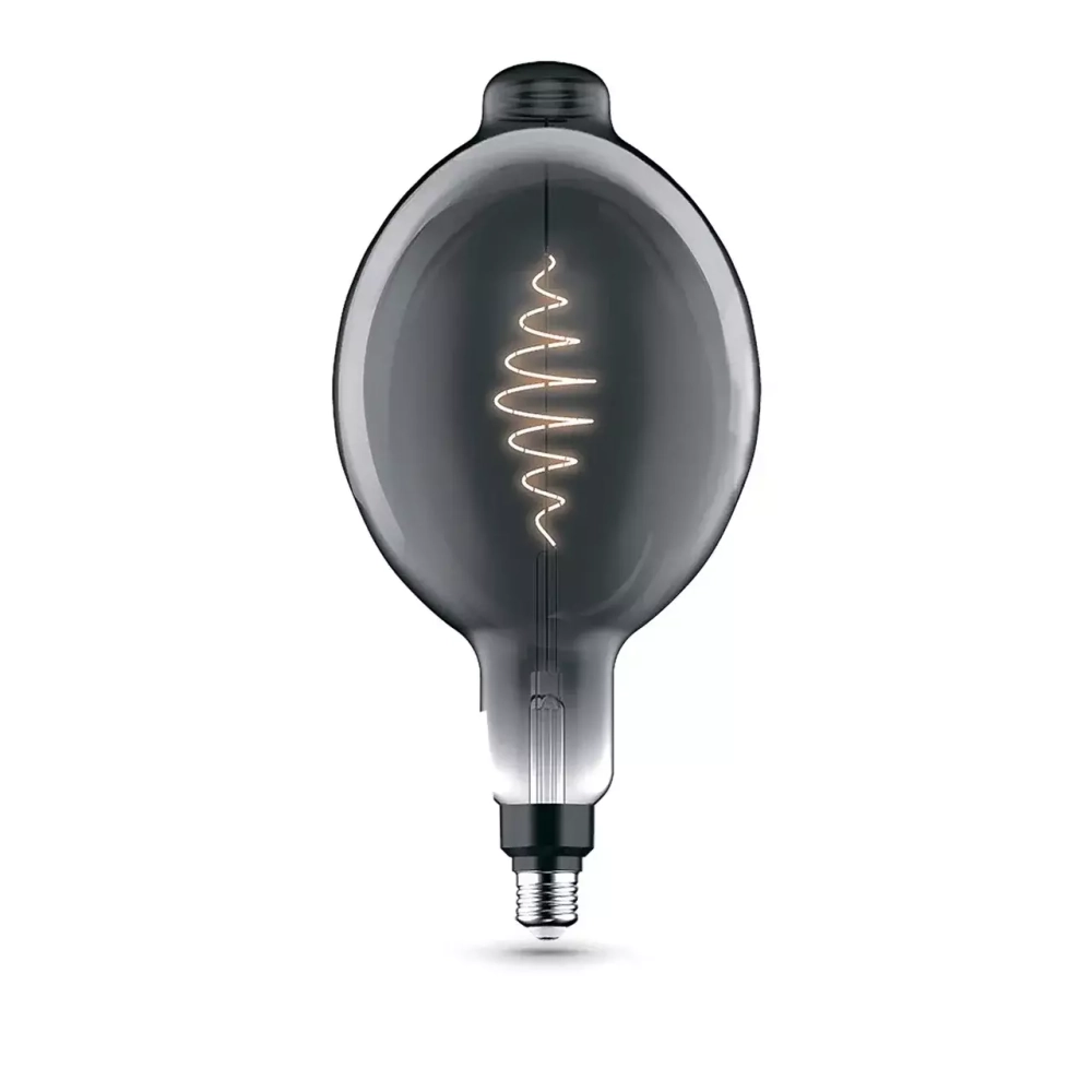 Лампа Gauss LED Filament BT180 8.5W Е27 165lm 1800К gray flexible 152802005