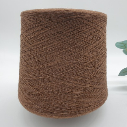 Пряжа Emilcotoni SPa RealWool 2/50 (60% пима хлопок, 40% меринос),2500 м/100 гр, красно-коричневый