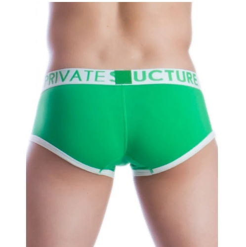Мужские трусы хипсы зеленые Private Structure NOS Spectrum Green Hipster PST0039