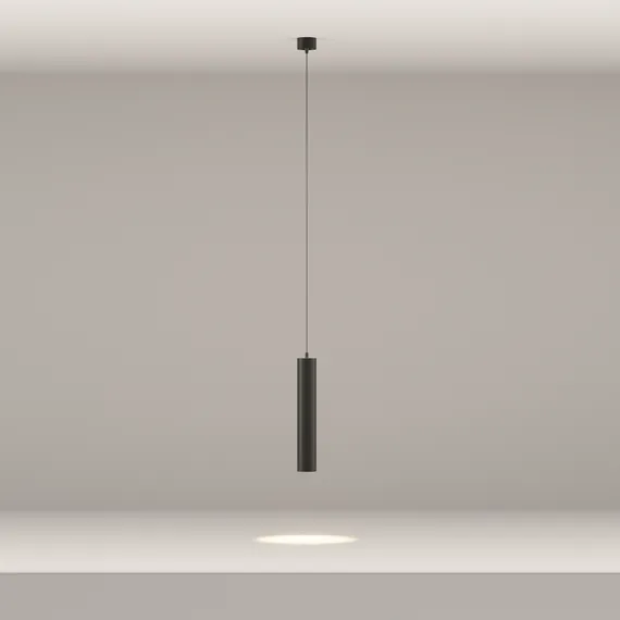 Подвесной светильник Фокус LED / Focus LED 3000К 12Вт Maytoni p072pl-l12b3k-1