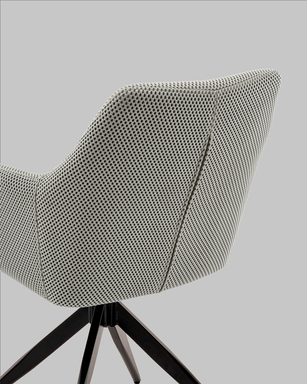 Стул обеденный Enid серо-зеленый ткань Sonic