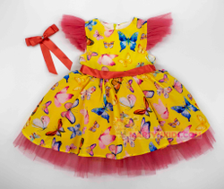 платье Бабочки бант 3914