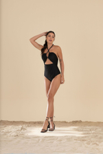 Купальник слитный "Черный"